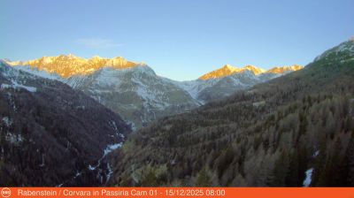 immagine della webcam nei dintorni di Colle Isarco: webcam Corvara in Passiria