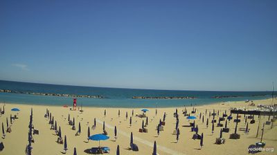 immagine della webcam nei dintorni di Fermo: webcam Porto Potenza Picena
