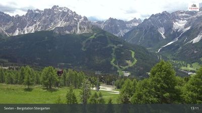 immagine della webcam nei dintorni di Braies: webcam Monte Elmo