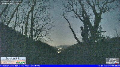 immagine della webcam nei dintorni di Roseto degli Abruzzi: webcam Castelli
