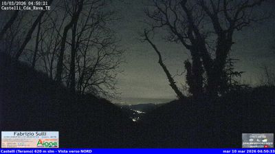 immagine della webcam nei dintorni di Colledara: webcam Castelli