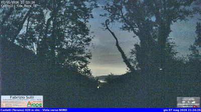 immagine della webcam nei dintorni di Sant'Eusanio Forconese: webcam Castelli