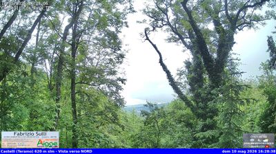 immagine della webcam nei dintorni di Morro d'Oro: webcam Castelli