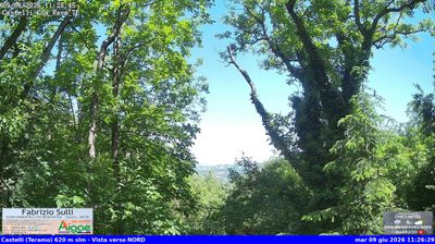 immagine della webcam nei dintorni di Campli: webcam Castelli