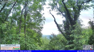 immagine della webcam nei dintorni di Canzano: webcam Castelli
