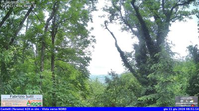 immagine della webcam nei dintorni di Morro d'Oro: webcam Castelli