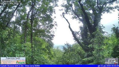 immagine della webcam nei dintorni di Morro d'Oro: webcam Castelli