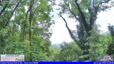 immagine della webcam nei dintorni di Canzano: webcam Castelli