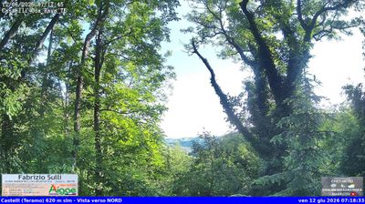 immagine della webcam nei dintorni di Morro d'Oro: webcam Castelli