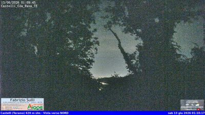 immagine della webcam nei dintorni di Morro d'Oro: webcam Castelli