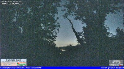 immagine della webcam nei dintorni di Villa Celiera: webcam Castelli