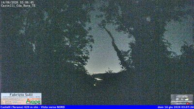 immagine della webcam nei dintorni di Villa Celiera: webcam Castelli