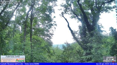immagine della webcam nei dintorni di Canzano: webcam Castelli
