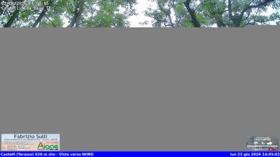 immagine della webcam nei dintorni di Canzano: webcam Castelli