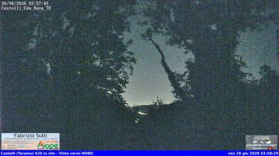 immagine della webcam nei dintorni di Morro d'Oro: webcam Castelli