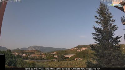 immagine della webcam nei dintorni di Bagnoli Irpino: webcam Battipaglia