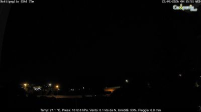 immagine della webcam nei dintorni di Bagnoli Irpino: webcam Battipaglia