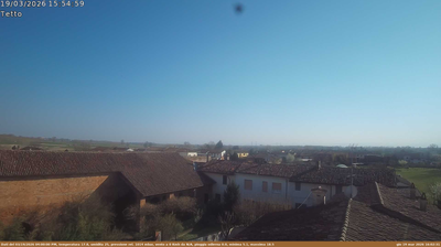 immagine della webcam nei dintorni di Roccabianca: webcam Castelnuovo Bocca d'Adda