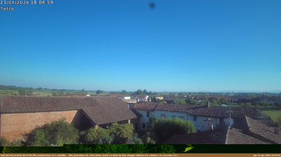 immagine della webcam nei dintorni di Grazzano Visconti: webcam Castelnuovo Bocca d'Adda