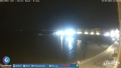Preview delle webcam di Gallipoli › Nord-Est: Beach of Purity