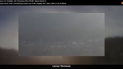 immagine della webcam nei dintorni di Viù: webcam Lanzo Torinese