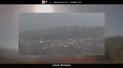 immagine della webcam nei dintorni di Rocca Canavese: webcam Lanzo Torinese