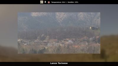 immagine della webcam nei dintorni di Torino Bric della Croce: webcam Lanzo Torinese