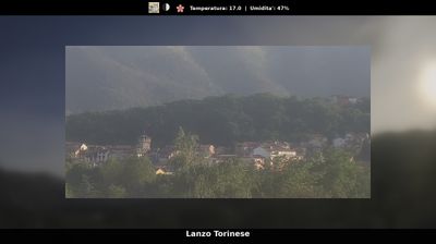 immagine della webcam nei dintorni di Forno Canavese: webcam Lanzo Torinese