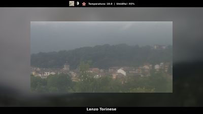 immagine della webcam nei dintorni di Caselle Torinese: webcam Lanzo Torinese