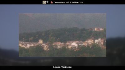immagine della webcam nei dintorni di Rivara: webcam Lanzo Torinese