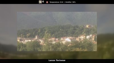 immagine della webcam nei dintorni di Forno Canavese: webcam Lanzo Torinese