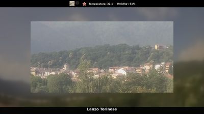 immagine della webcam nei dintorni di Rocca Canavese: webcam Lanzo Torinese