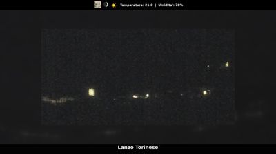 immagine della webcam nei dintorni di Pecetto Torinese: webcam Lanzo Torinese