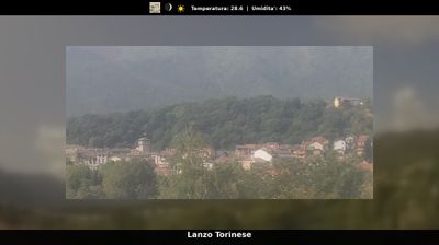 immagine della webcam nei dintorni di Pecetto Torinese: webcam Lanzo Torinese