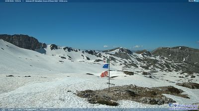 immagine della webcam nei dintorni di Rocca di Cambio: webcam Rocca di Mezzo