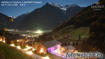 Preview delle webcam di Campo Tures: Mühlen in Taufers - AMONTI Chalets