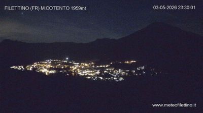 immagine della webcam nei dintorni di Castelliri: webcam Filettino