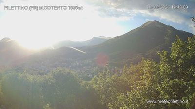 immagine della webcam nei dintorni di Vallepietra: webcam Filettino