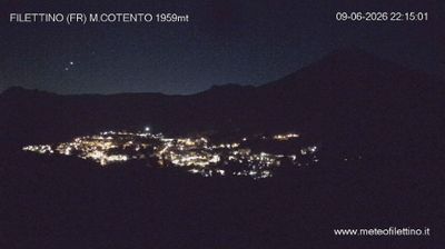 immagine della webcam nei dintorni di Cervara di Roma: webcam Filettino