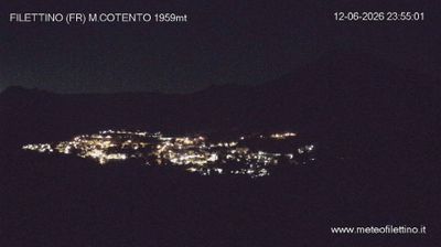 immagine della webcam nei dintorni di Frosinone: webcam Filettino
