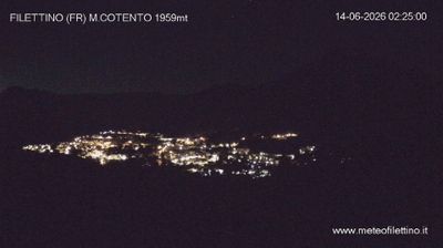 immagine della webcam nei dintorni di Cervara di Roma: webcam Filettino