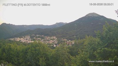 immagine della webcam nei dintorni di Frosinone: webcam Filettino
