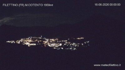 immagine della webcam nei dintorni di Sora: webcam Filettino