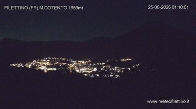 immagine della webcam nei dintorni di Isola del Liri: webcam Filettino