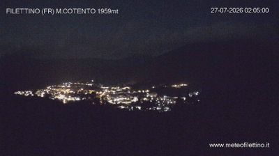 immagine della webcam nei dintorni di Cervara di Roma: webcam Filettino
